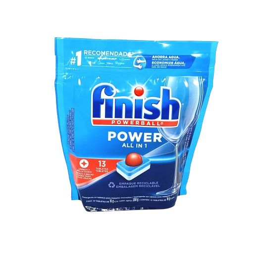Detergente Lavavajillas Finish Tabletas x 13u.