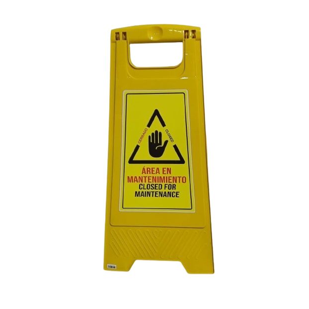 Señalizacion De Piso 60x30 Cms (Area En Mantenimiento)