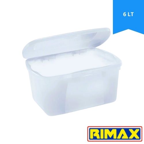 Caja Organizadora Con Tapa Multiusos 6 Lt Marca Rimax