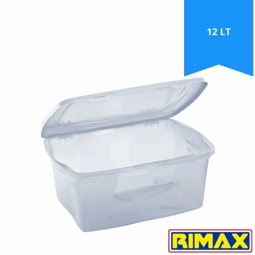 Caja Organizadora Con Tapa Multiusos 12 Lt Marca Rimax