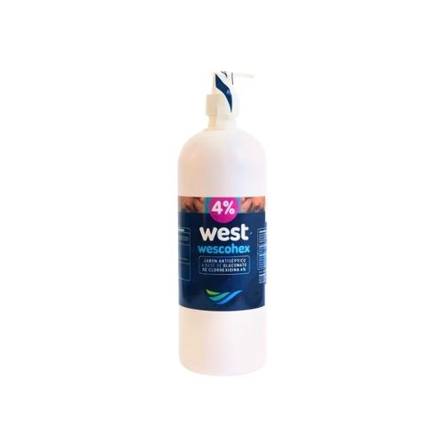 Jabon Quirurgico Wescohex Clorhexidina 4% FC X1000 ml