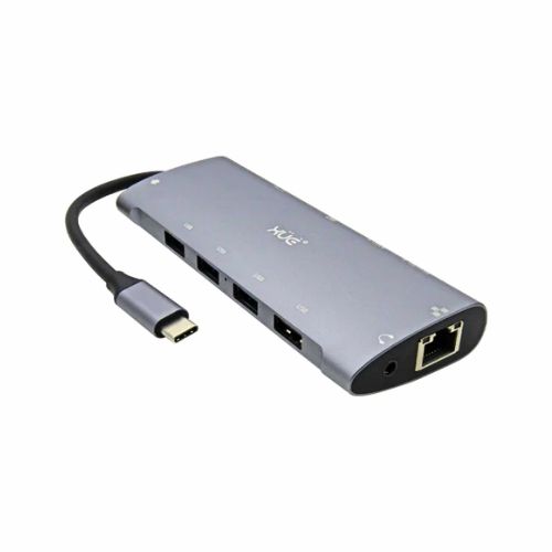 CNV-HCX-1171 Docking 11-1 Tipo C 3.1 Gen1 GB RJ45/VGA/Audio/HDMI