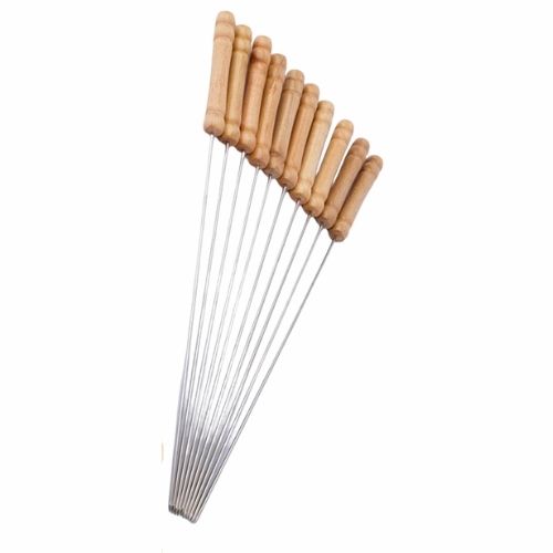 Pinchos Para Brochetas De Metal  Paq.x12u.