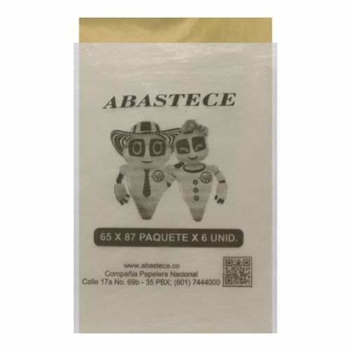Bolsa De Basura 65x87 Beige Paquete X6 Unidades
