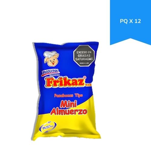 Snack Mini Almuerzo  Paq.x12  Marca Frikaz