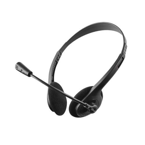 Audífono Diadema Trust Primo Chat 3.5 Mm Negro Con Micrófono 21665
