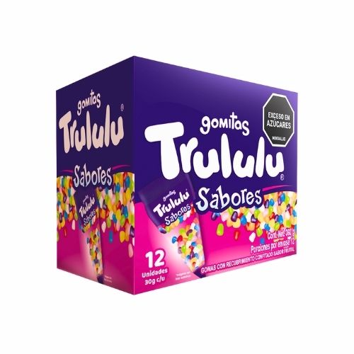 Gomitas Trululu Sabores Paq.x12u.