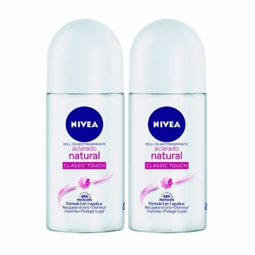 Desodorante Nivea Roll On Aclarado Natural X 2.u  50 Ml C/u