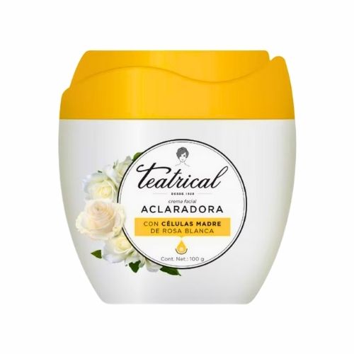 Crema Teatrical Aclaradora Frasco X 100 Gr