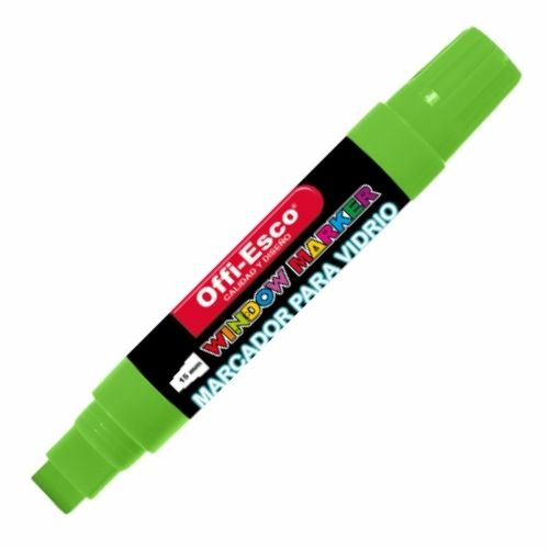 Marcador Para Vidrio Pta Rectangular 15mm OE-550 Verde