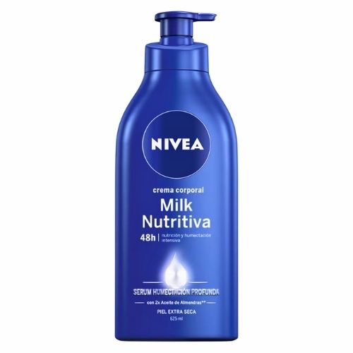 Crema Nivea Corporal Milk Nutritiva X 625 Ml