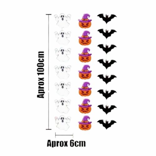 Guirnalda Cortinero 100x6 Cms Diseño Halloween