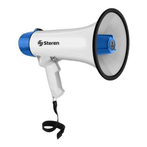 Megáfono De Mano  25W Con Grabador De Voz Y Batería Recargable