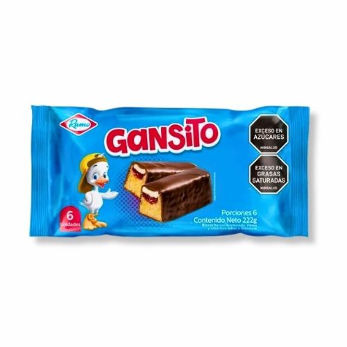 Ponque Gansito Ramo Paq.x 6u.