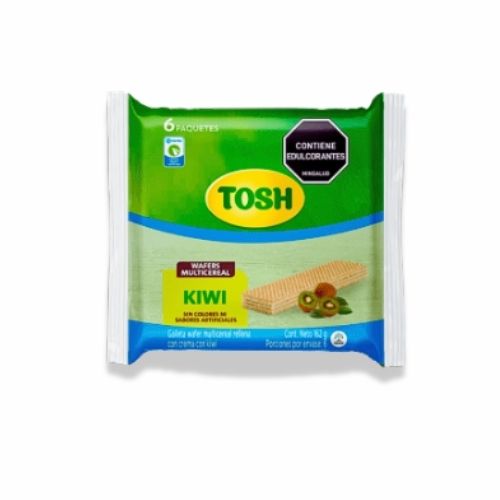 Galletas Tosh Wafer Multicereal Kiwi X 6 Ud