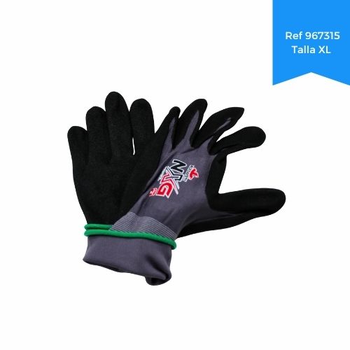 Guante Nylon Recubierto de Nitrilo Safety Talla XL Ref 967315