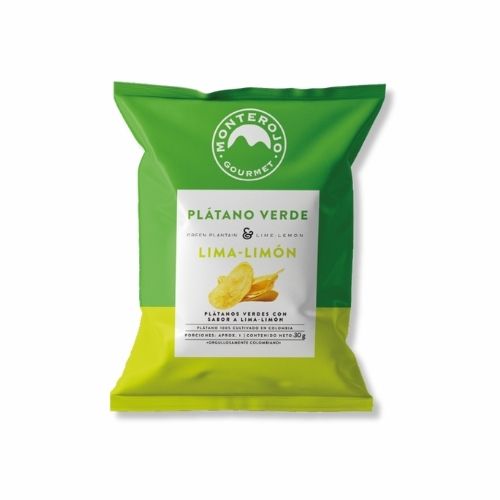 Platano Verde Lima Limon Monterojo 30 Gr