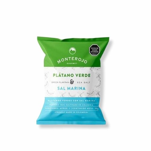 Platano Verde Sal Marina Monterojo 30 Gr