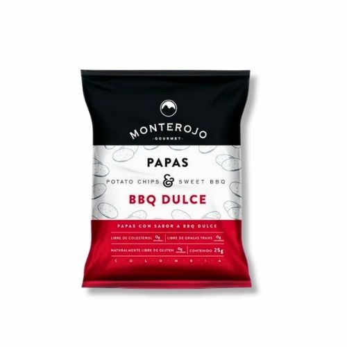 Papas Monterojo BBQ Dulce 25 Gr