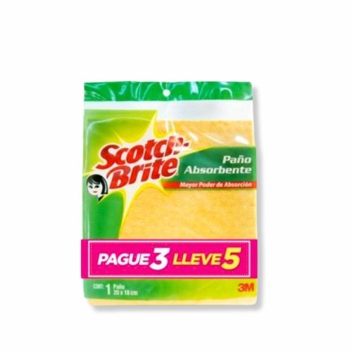 Paño Absorbente Pague 3 Lleve 5 Scotch Brite