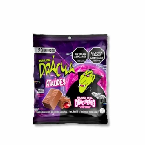 Chocolatina Dracula Ataudes X 20 Und