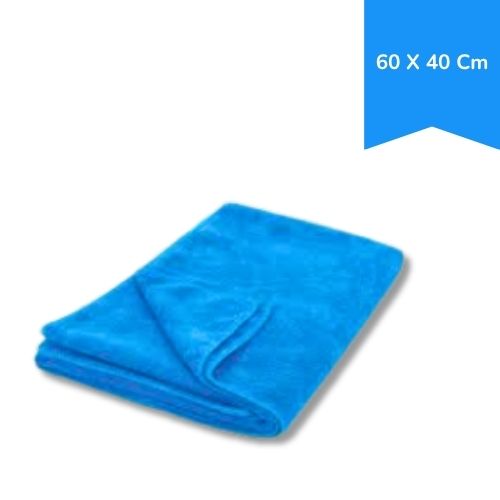Toalla Microfibra Azul De 60 X 40 Cm
