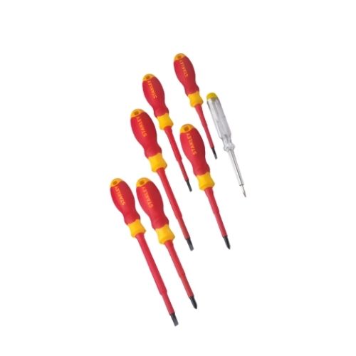 Destornilladores Aislados Imantados 1000 V Juego X 7 Piezas