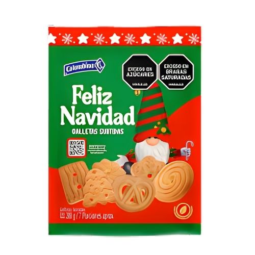 Galletas Colombina Feliz Navidad Bolsa X 200 Gr