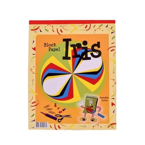Block Iris Pastel Tamaño Carta 35 Hojas
