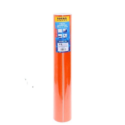 Rollo Autoadhesivo Naranja Fluorescente X 20M.