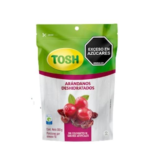 Pasabocas Tosh Arandanos Deshidratados X 300 Gr