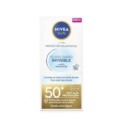 Protector Facial Nivea Sun Invisible FPS50  40 Ml