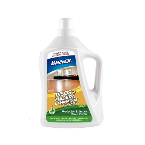 Protector Brillador Concentrado Binner Pisos Madera Bambu 1.9 Lt