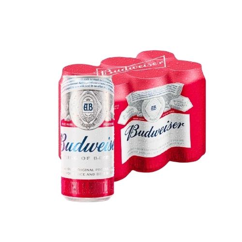 Cerveza Budweiser Lata 269 Ml X 6 Unds