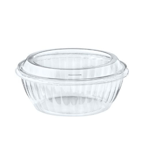 Contenedor Doble Uso Transparente 16 Oz Con Tapa X 50 Und