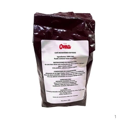 Cafe Oma Instantaneo Clasico 500 Gr