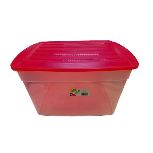 Caja Organizadora Transparente Con Tapa 30 Lt Kendy
