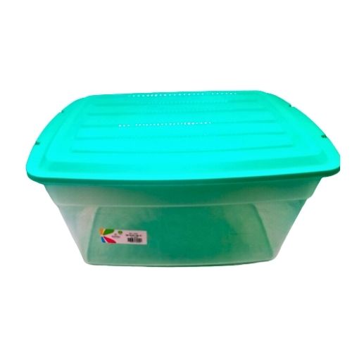 Caja Organizadora Transparente Con Tapa 25 Lt Kendy