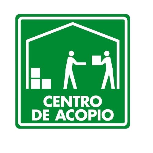 Señalizacion 25 X 25 Cm Centro De Acopio