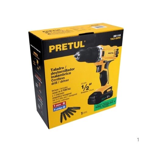 Rotomartillo Inambrico 1/2 Pulg 20V Pretul