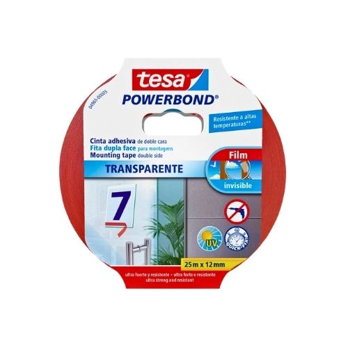 Cinta Doble Faz Filmica 12 Mm X 25 Mt Tesa