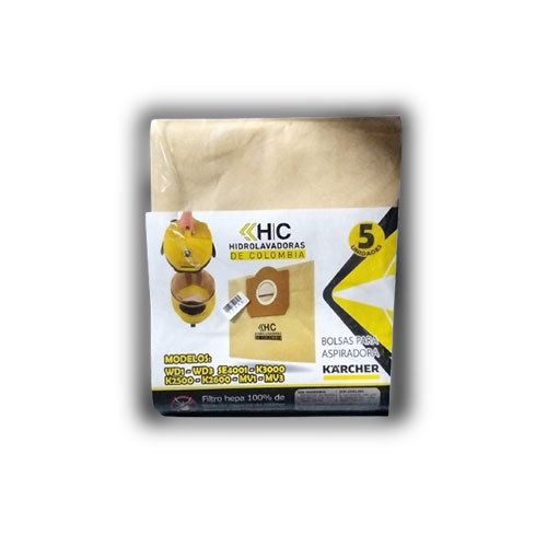 Bolsa Para Aspiradora Karcher A 2204 X 5 Unds en Abastece.co