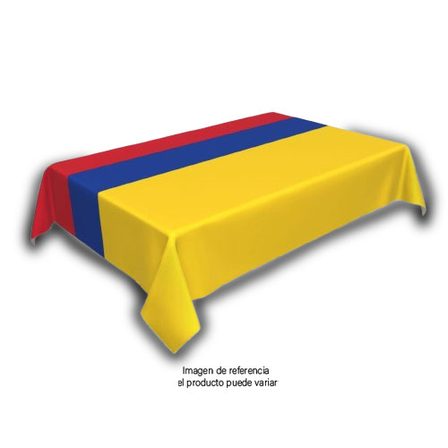 Mantel Semi Tela Amarillo-Azul -Rojo X 3 Unds en Abastece.co