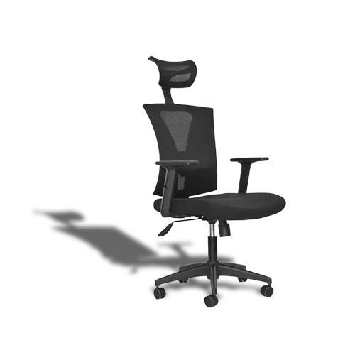 Silla Presidencial Shanghai Con Cabecero/Base Nylon Neg. en Abastece.co