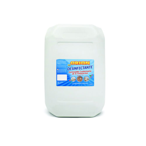Limpiador Desinfectante Germicida Cuaternario 20 Lts Orion en Abastece.co