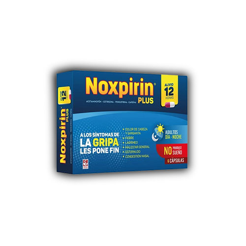 Noxpirin Plus Caja 12 Capsulas Siegfried en Abastece.co