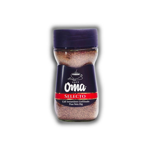 Cafe Oma Liofilizado Soluble Frasco 85g. en Abastece.co
