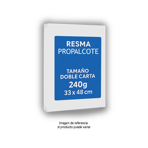 Resma Propalcote Tamaño Doble Carta 240g 33x48cm en Abastece.co