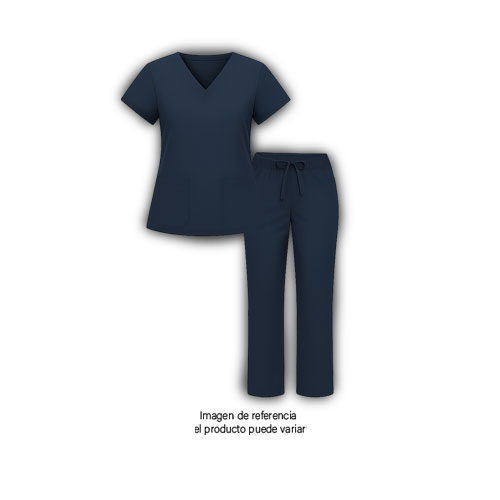 Conjunto Dama Antifluido Textilia Azul Oscuro Talla M en Abastece.co