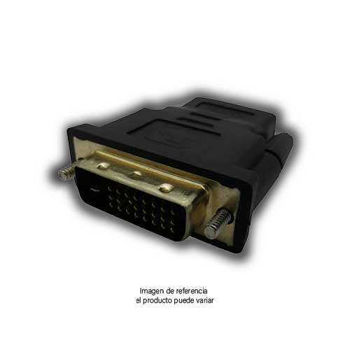Adaptador DVI-D 24+1Pin A HDMI 19-Pin Hembra Negro CNV-DXU-0488 en Abastece.co